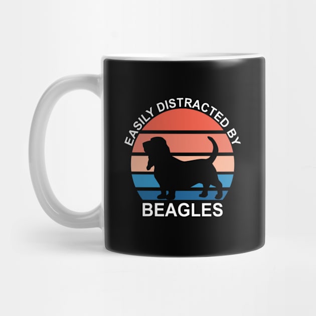 Easily Distracted By Beagles - White Text by DPattonPD